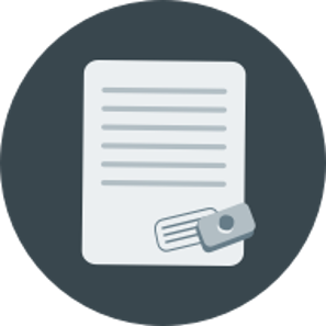 等候銀行回覆圖標