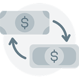 No currency conversion