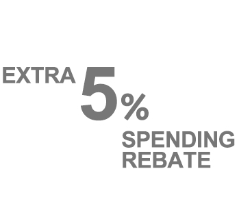Extra 5% Spending Rebate