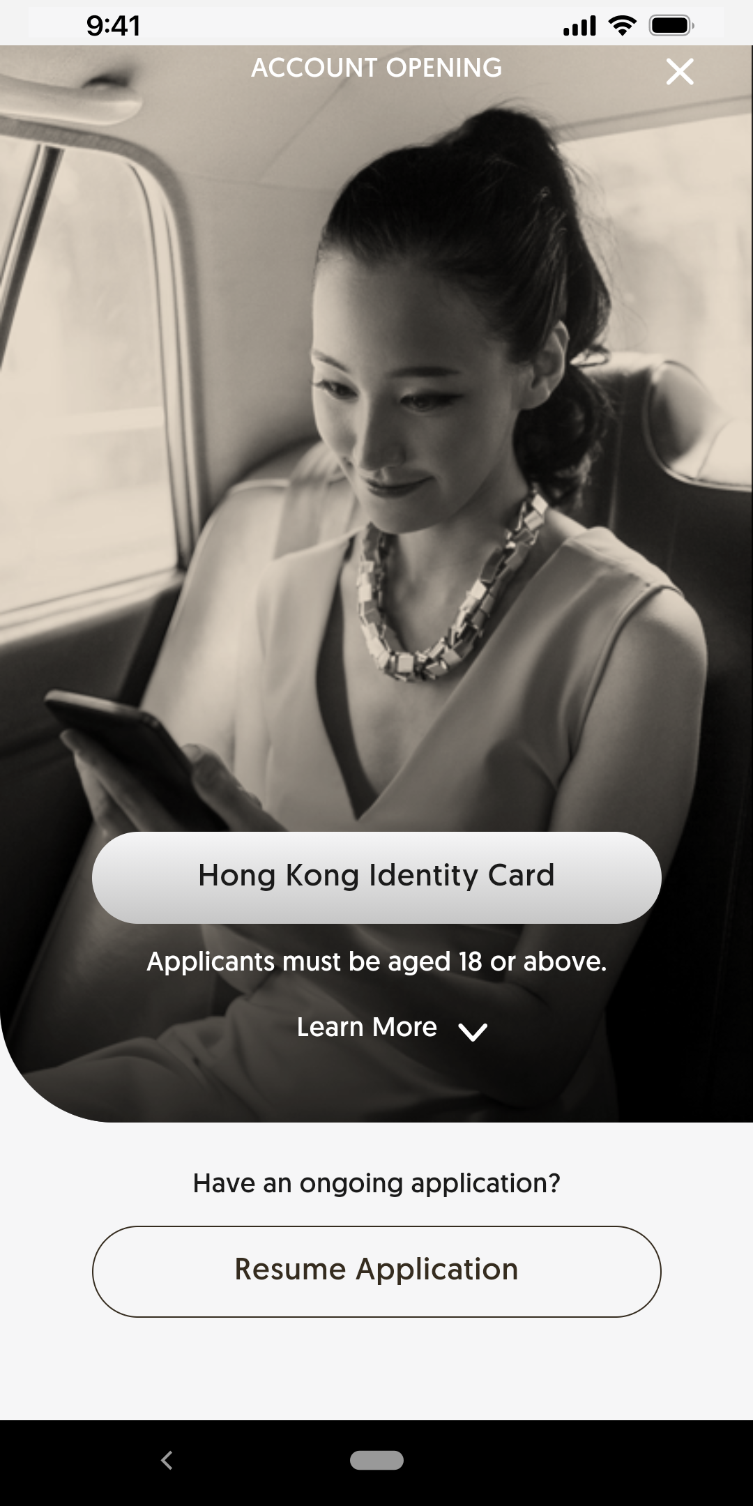 Select “Hong Kong Identity Card”