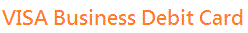 VISA Business Debit Card